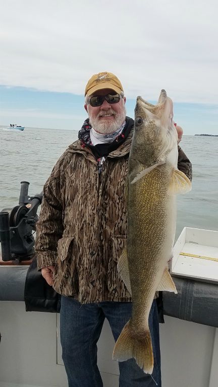John with a 29" Fish Ohio Walleye !!!