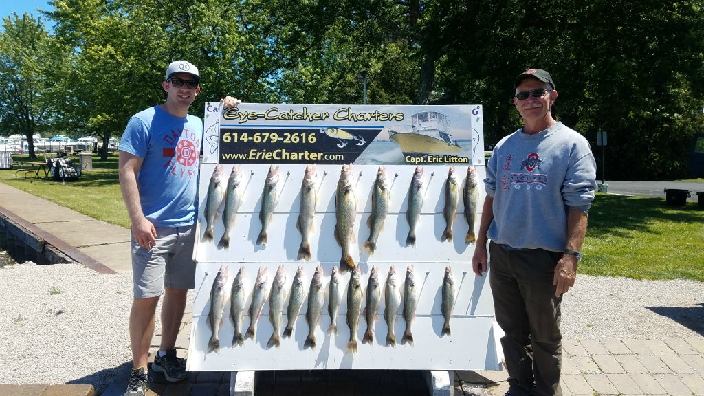 Short crew today - walleye limit!