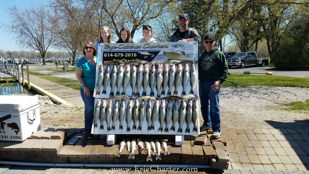 Lake Erie Fishing Charters - Nailed them again!