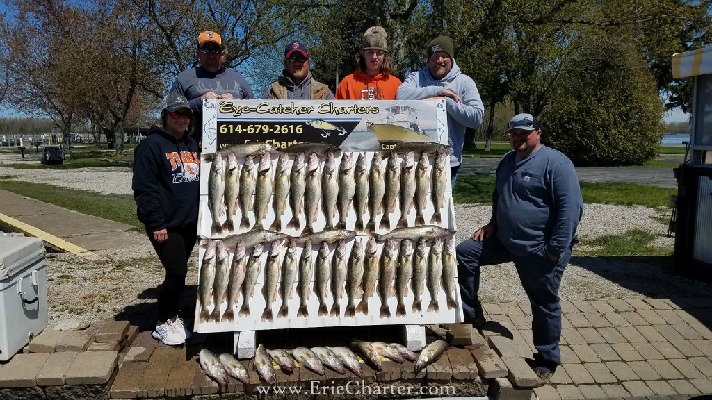 Lake Erie Fishing Charters - Another happy group!