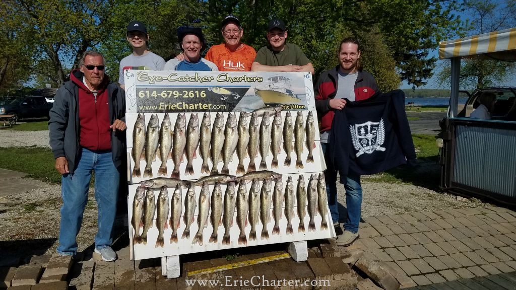 Lake Erie Fishing Charters - Got'er done again!