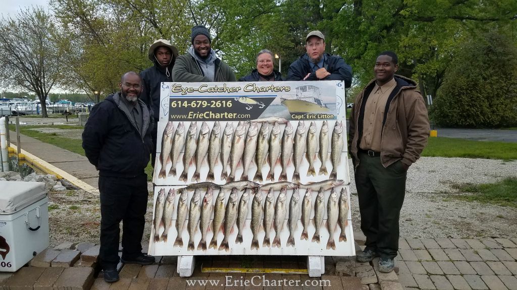 Lake Erie Fishing Charters - afternoon trip success!