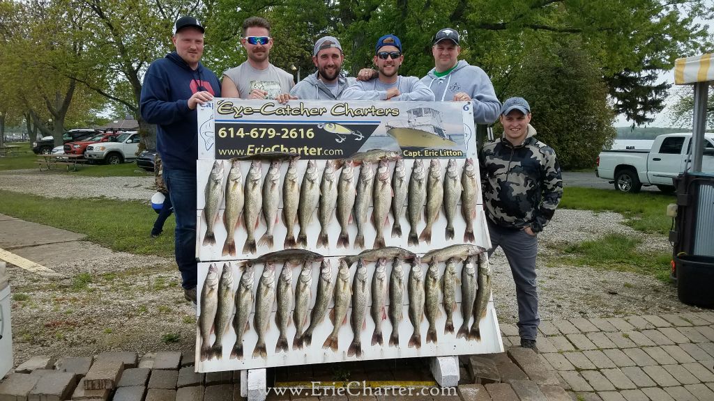 Lake Erie Fishing Charters - awesome catch again today!