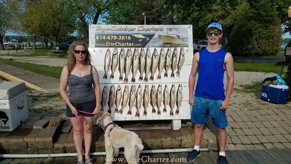 Lake Erie Fishing Charters - afternoon trip, better bite!