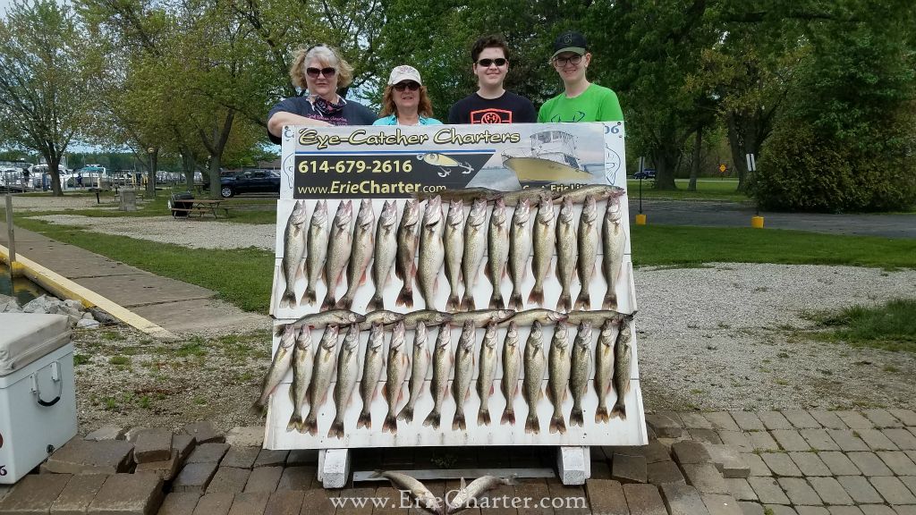 Lake Erie Fishing Charters - HOT bite today!