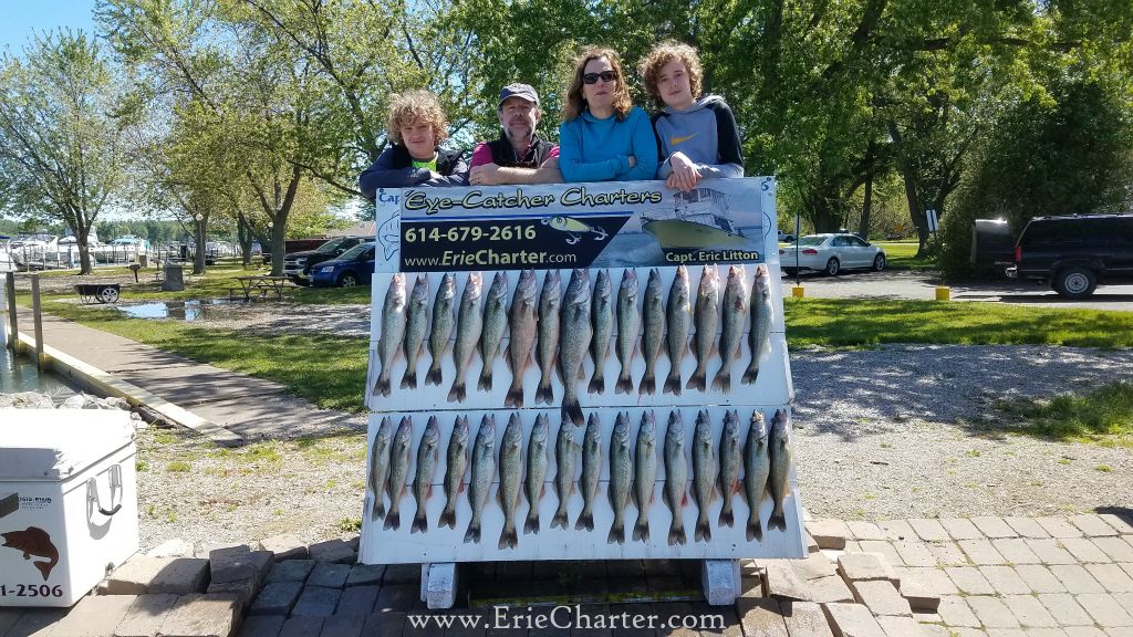 Lake Erie Fishing Charters - the kids had a BLAST!!!