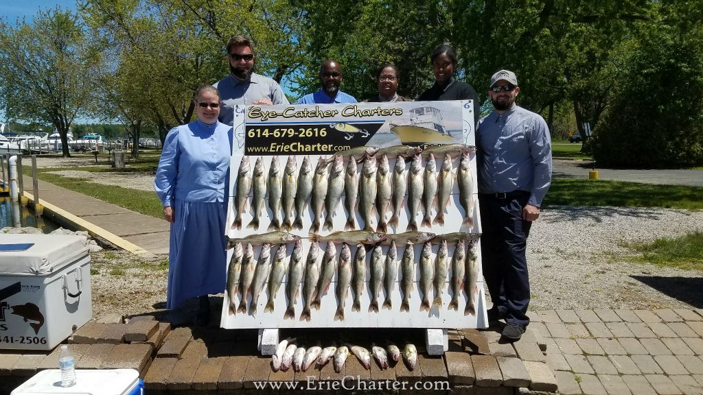 Lake Erie Fishing Charters - June 1 - awesome group back at it again!!!