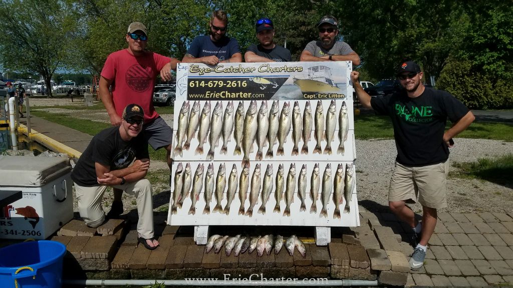 Lake Erie Fishing Charters - June 5 - afternoon trip success!!!