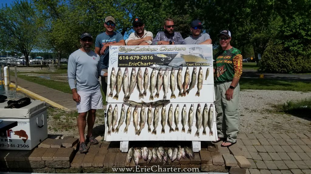 Lake Erie Fishing Charters - June 7 - 3rd day with this group, another SMASH!!!