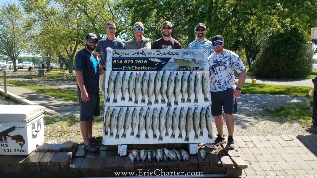 Lake Erie Fishing Charters - June 8 - they're stil ON FIRE!!!