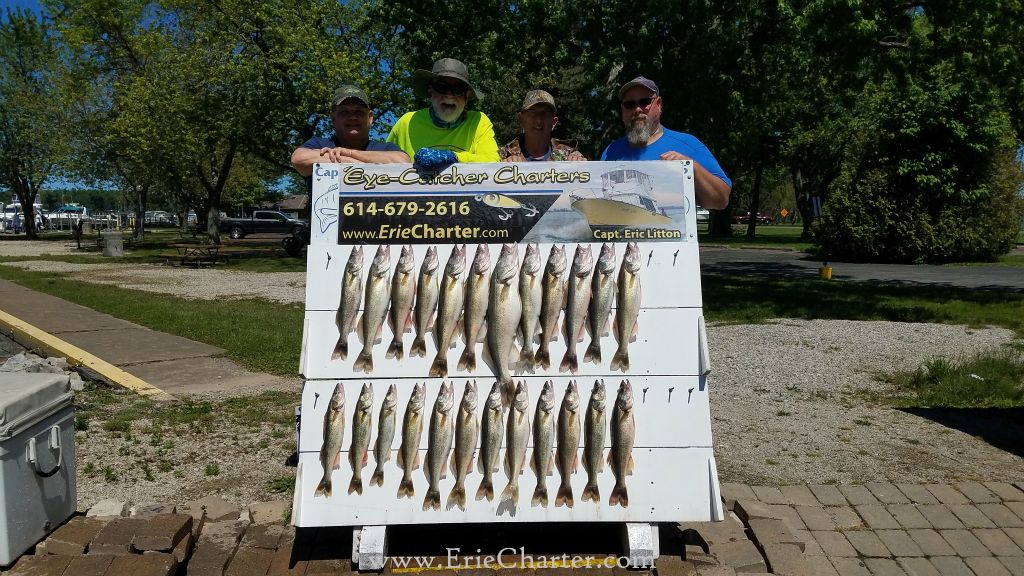 Lake Erie Fishing Charters  - June 8 - afternoon trip SMASH!!!
