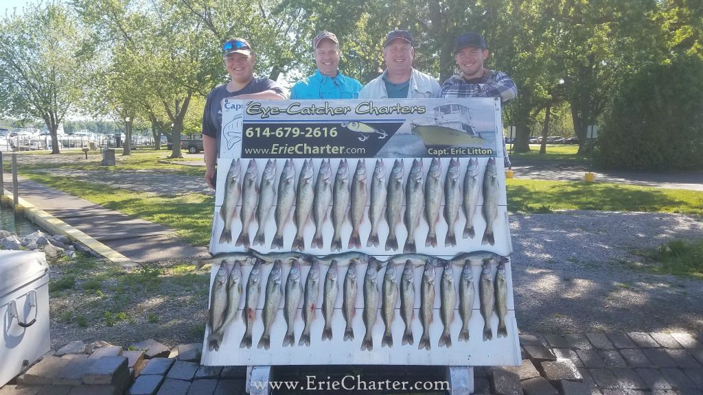 Lake Erie Fishing Charters - June 12 - another full board!