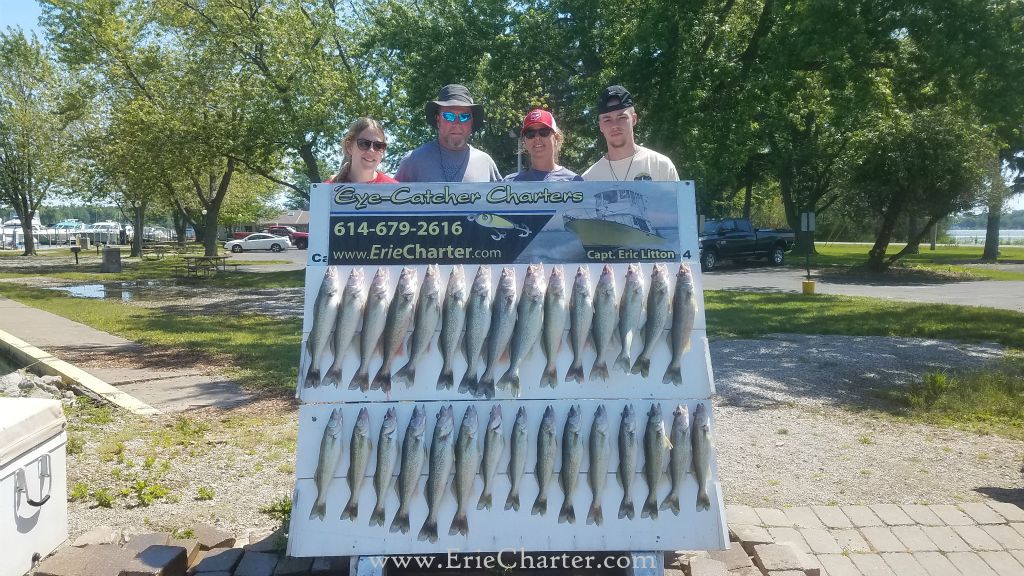 Lake Erie Fishing Charters - June 16 limit!