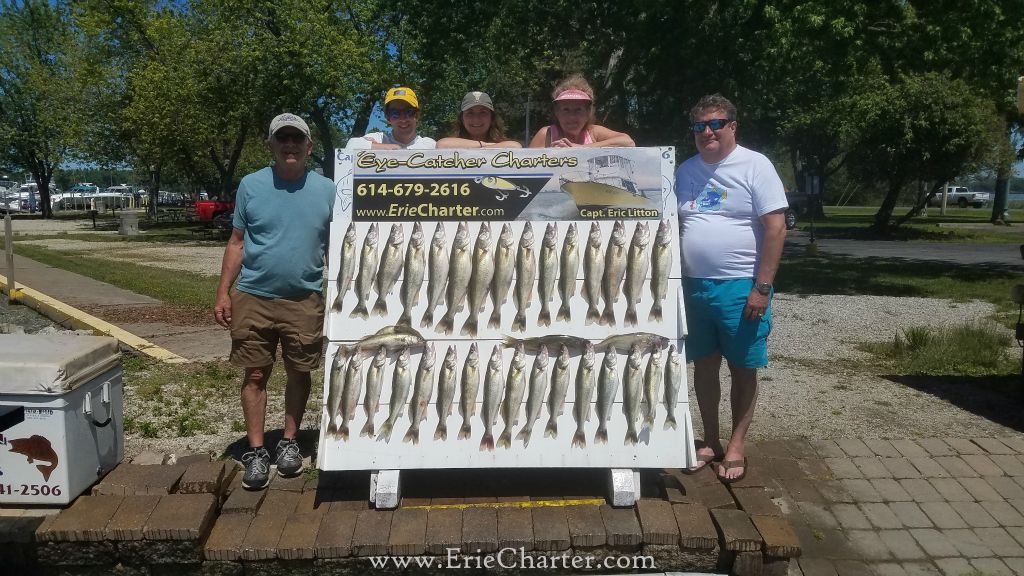 Lake Erie Fishing Charters - June 17 - BEAT DOWN!!!