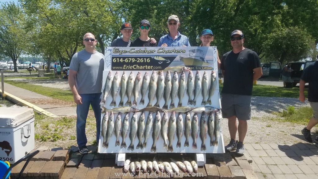 Lake Erie Fishing Charters - June 20 - it's like Groundhog Day!!!
