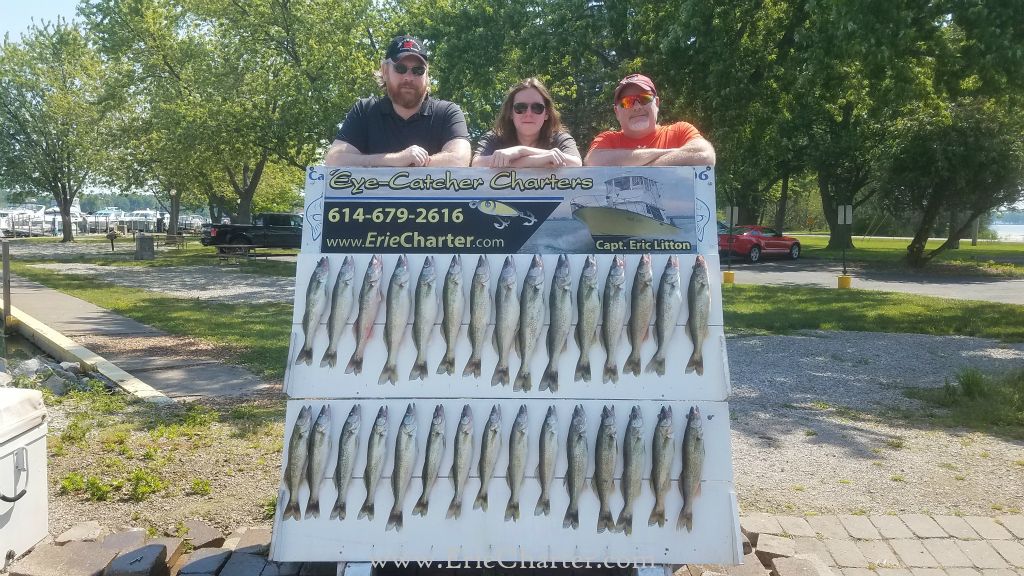 Lake Erie Fishing Charters - June 21 - catch and repeat!!!