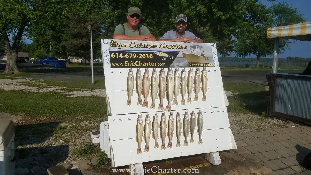 Lake Erie Fishing Charters - June 22 - afternoon trip SUCCESS!