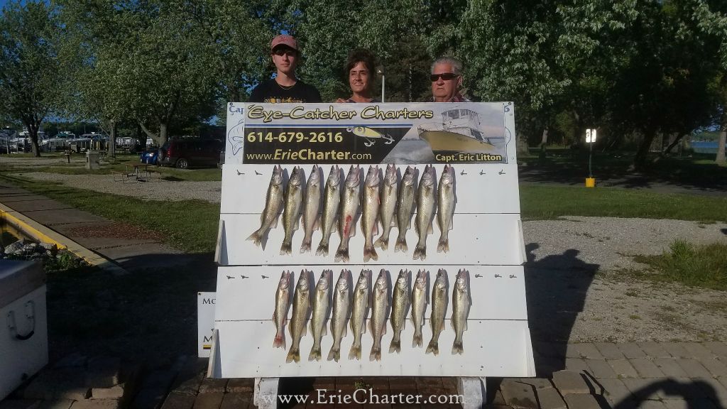 Lake Erie Fishing Charters - June 24 - afternoon trip LIMIT!
