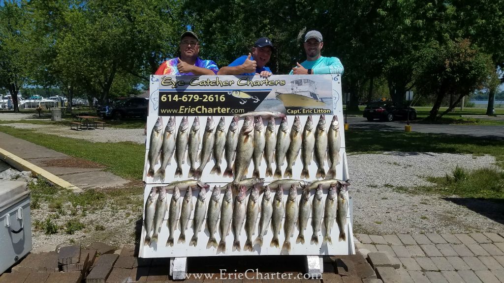 Lake Erie Fishing Charters - June 28 - loaded the board!!!
