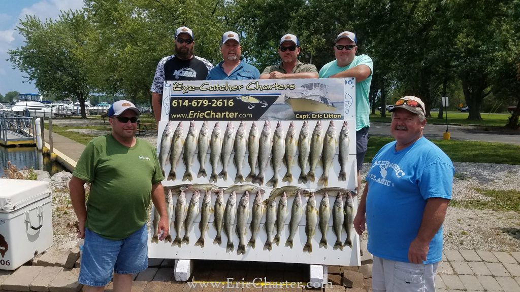 Lake Erie Walleye Charter - July 10 - Can you believe it?