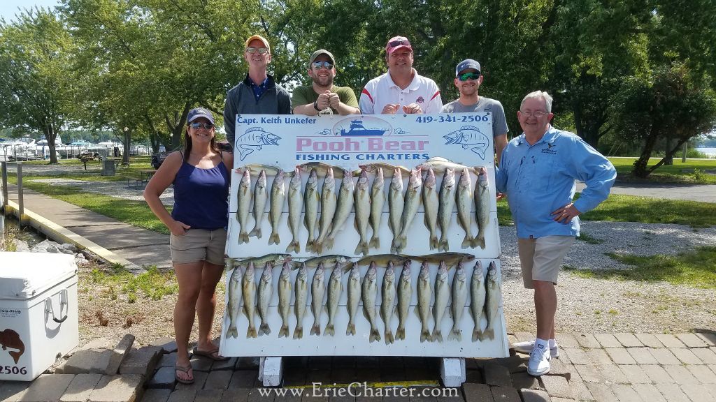 Lake Erie Walleye Charter - July 15 - ran for Pooh Bear