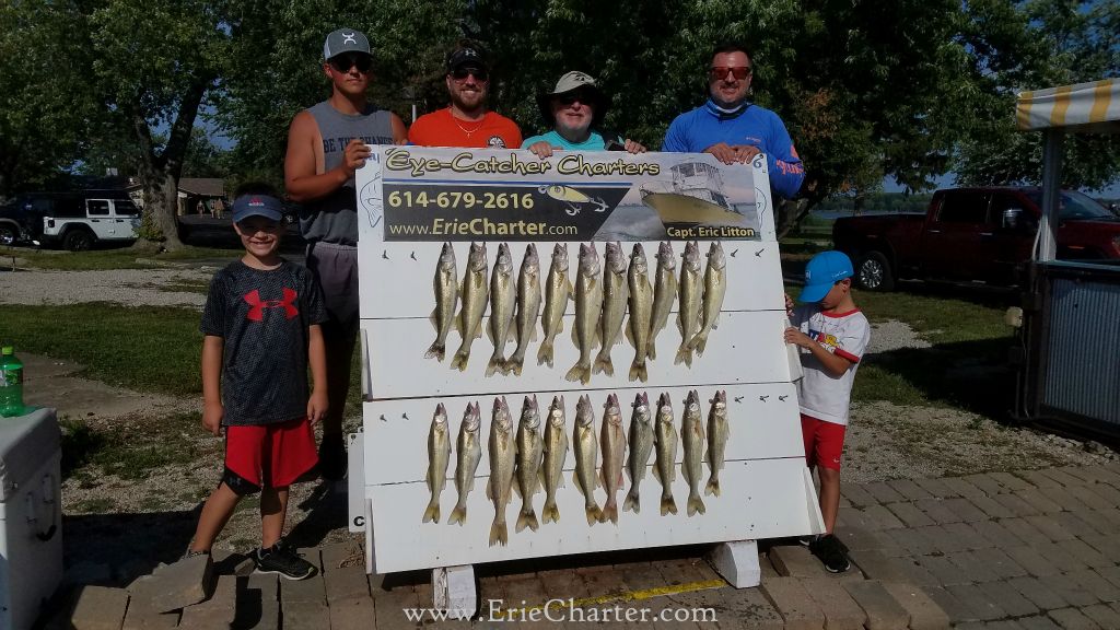 Lake Erie Walleye Charter - July 18 - afternoon trip!