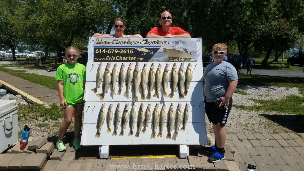 Lake Erie Walleye Charter - July 25 - Another LIMIT !!!