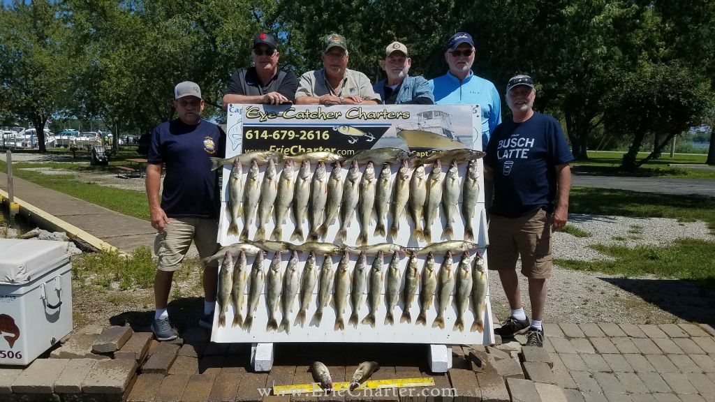Lake Erie Fishing Charters - August 5 - Still pulled a limit!