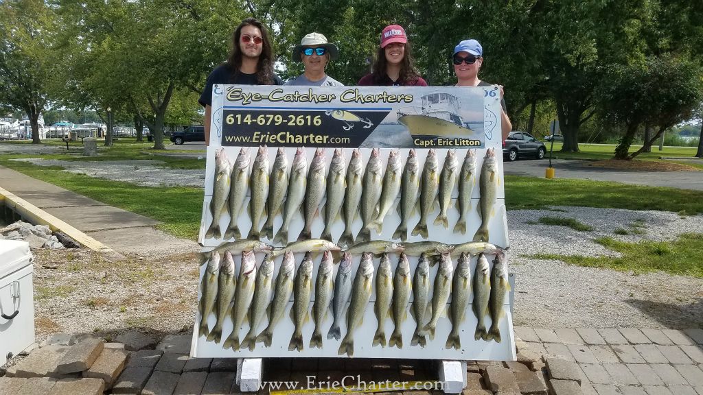 Lake Erie Fishing Charters - August 12 - another LIMIT!