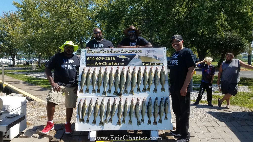 Lake Erie Fishing Charters - August 21 - These guys did GREAT!!!