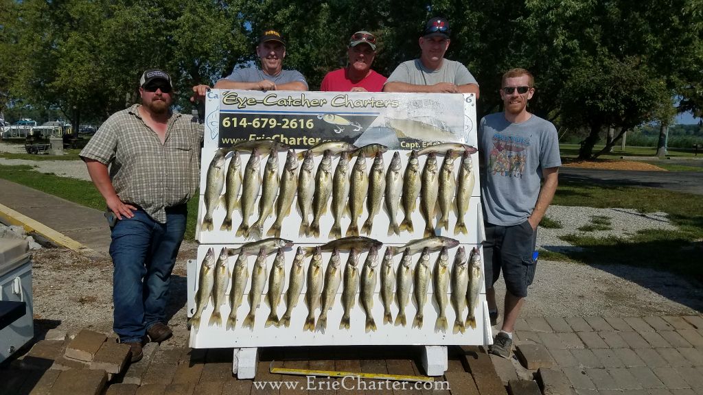 Lake Erie Fishing Charters - August 23 - HOT SUMMER BITE CONTINUES!