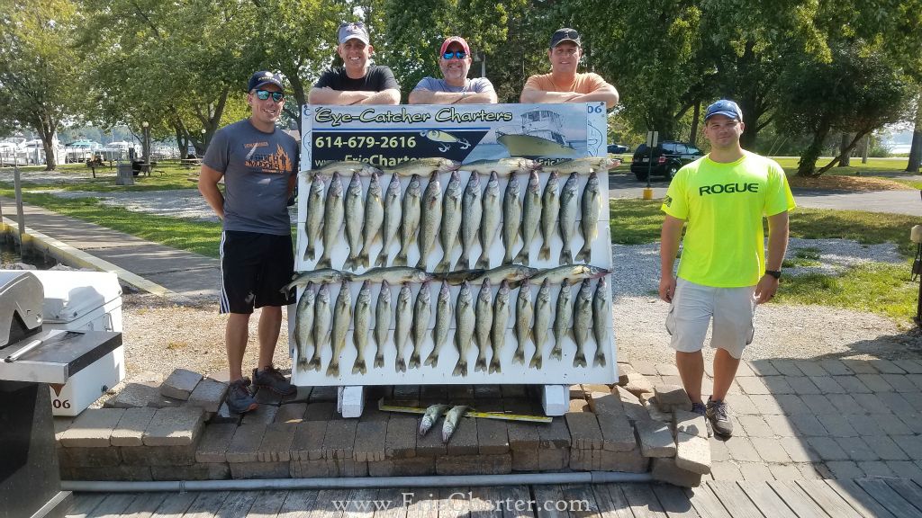 Lake Erie Fishing Charters - August 25 - Got it done early!