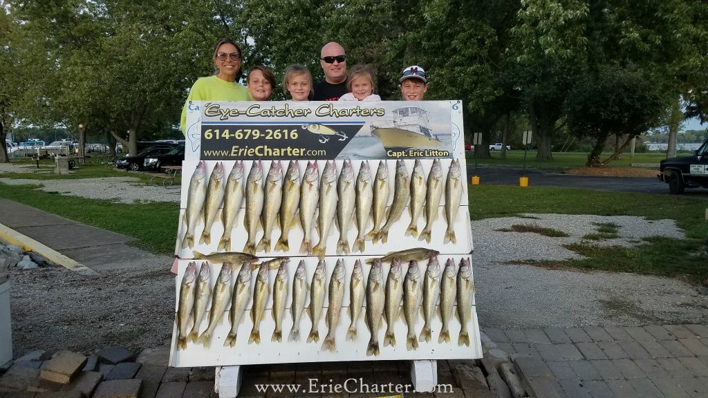 Lake Erie Walleye - September 6 - afternoon trip GREAT CATCH!!!