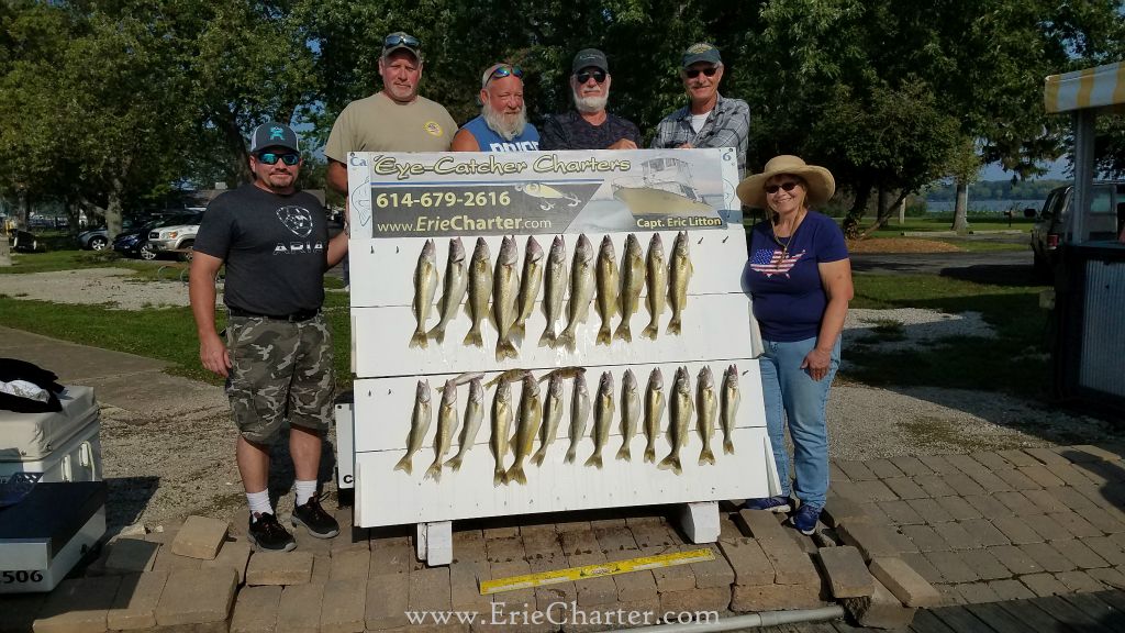 Lake Erie Walleye - September 12 - Slower bite today...