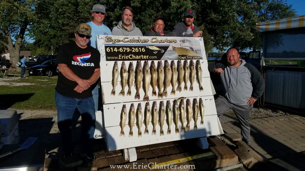 Lake Erie Walleye - September 19 - Workin' hard for them!