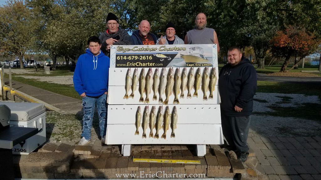 Lake Erie Fishing Charters - October 17 - Last trip of the season!