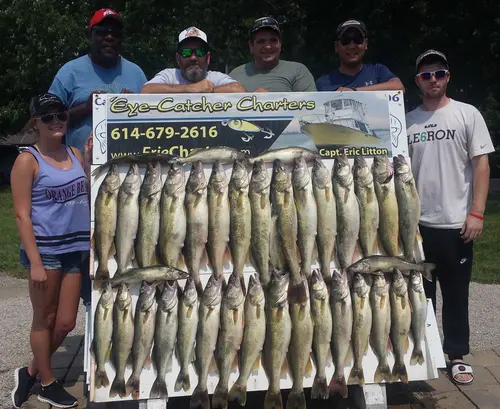 Expert Charters for Landing Trophy Walleye on Lake Erie